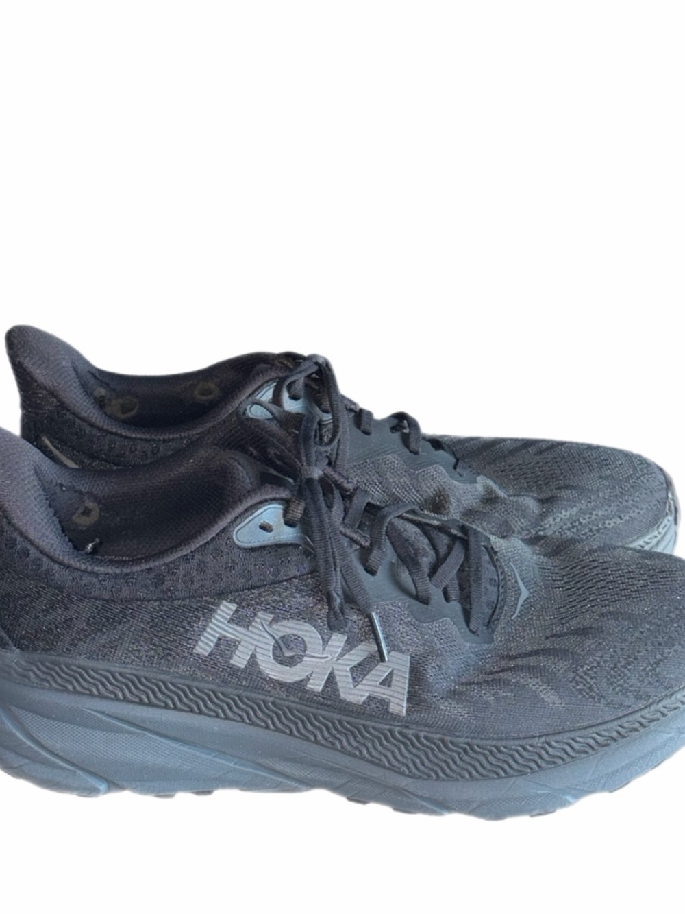 Hoka Black Athletic Running Shoes size 12 Wide